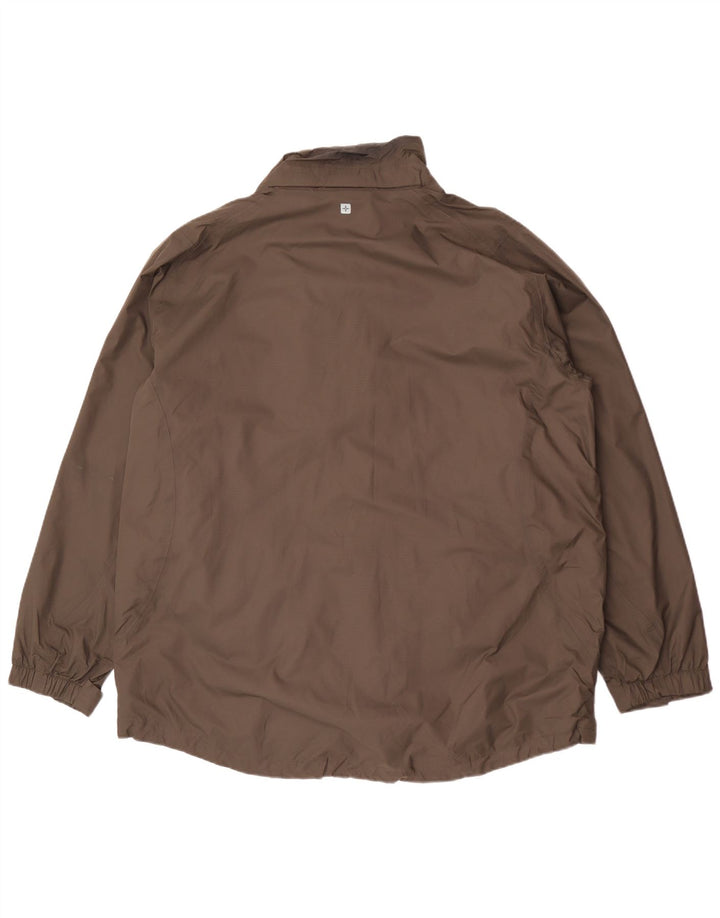 Jaqueta de chuva masculina Mountain Warehouse Reino Unido 42 XL cáqui nylon