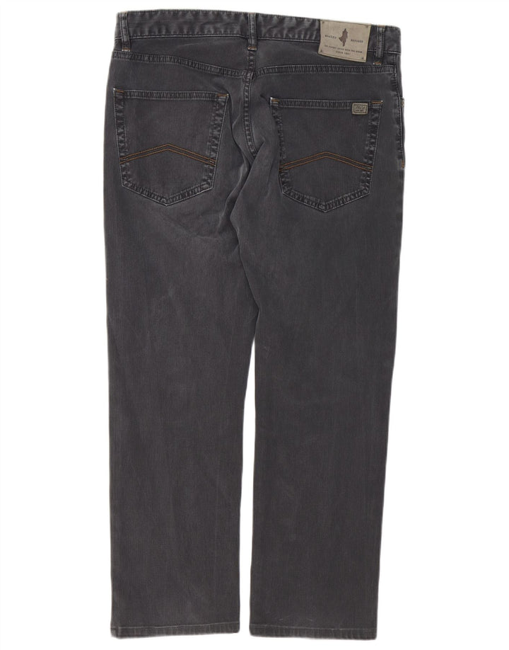 Marlboro Classics Mens Straight Regular Fit Calça Casual W32 L27 Cinza