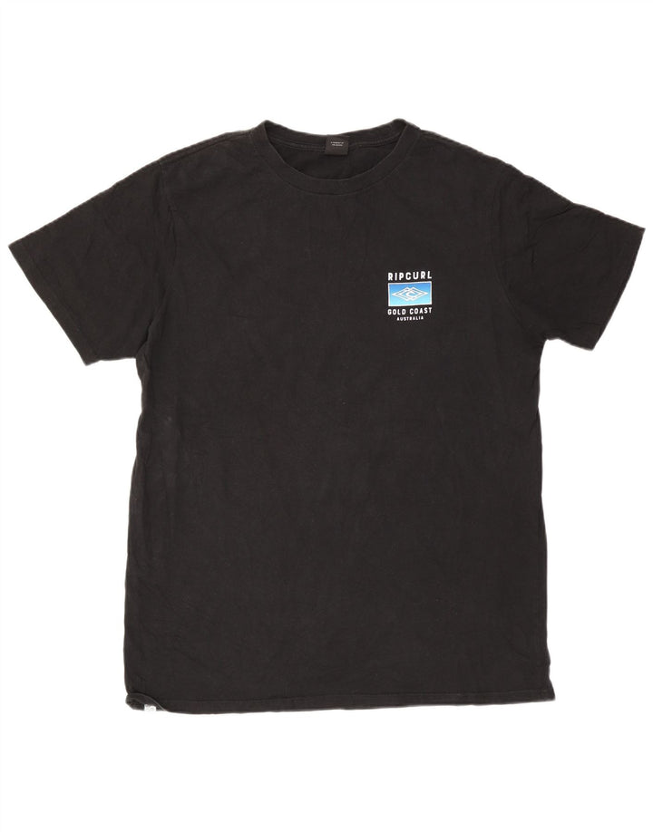Rip Curl Camiseta Masculina Relaxed Fit Top Grande Preto
