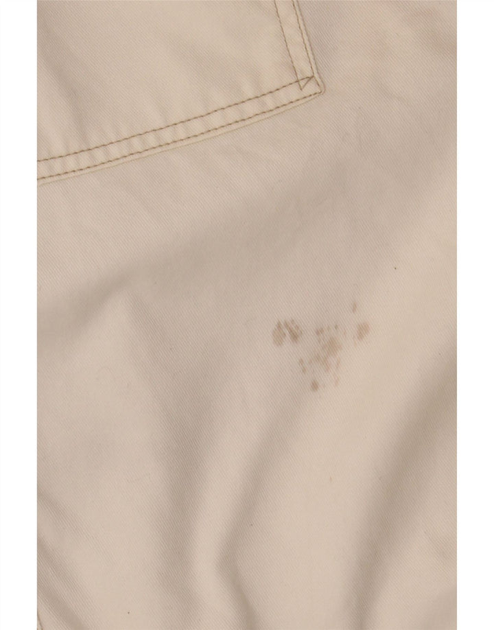 Shorts cargo masculino vintage W38 XL algodão branco