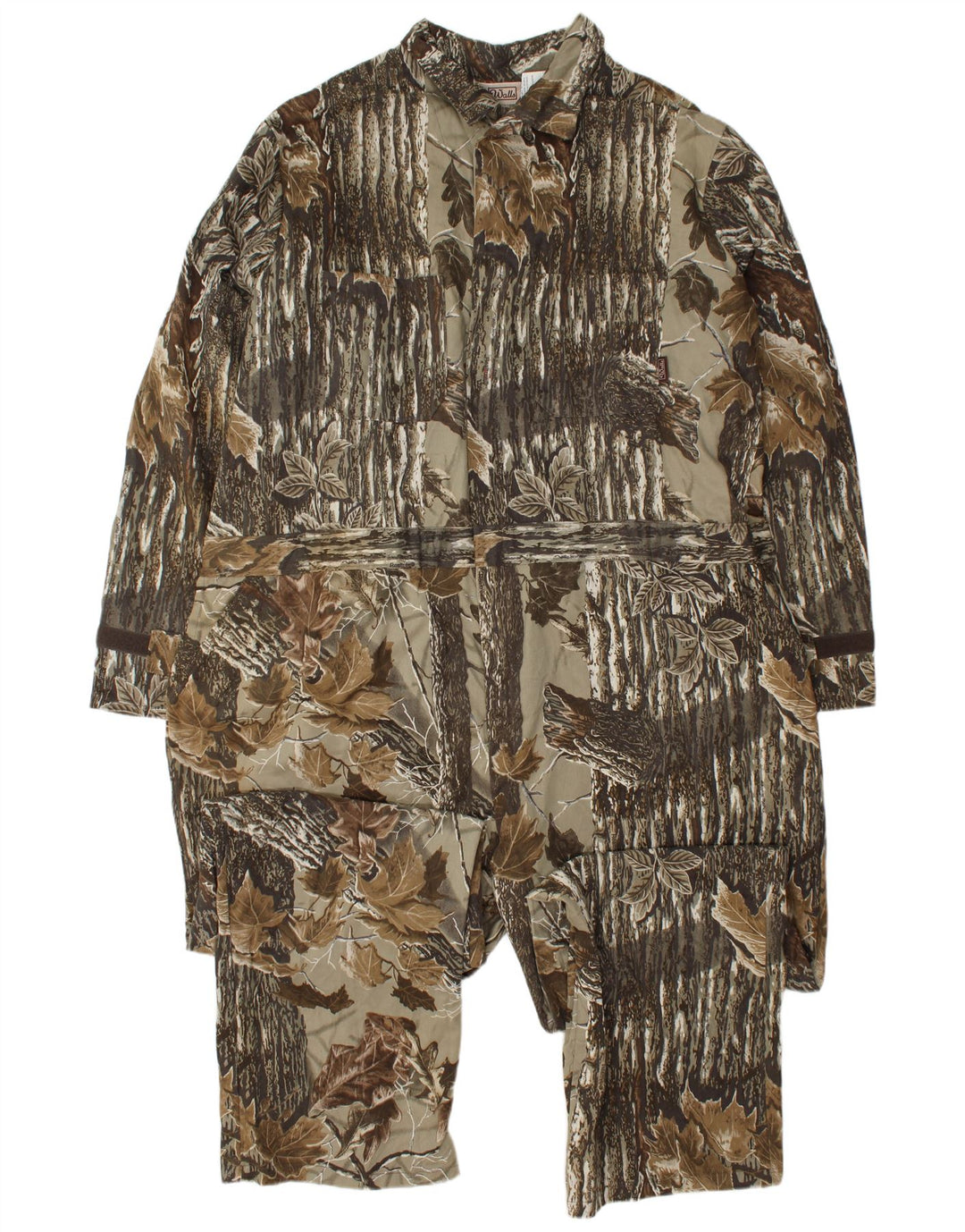 Macacão alto masculino Walls 3XL algodão camuflado cáqui