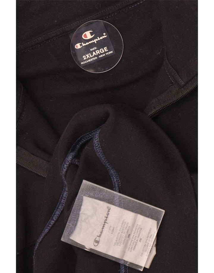 Jaqueta masculina Champion 2XL de algodão preto