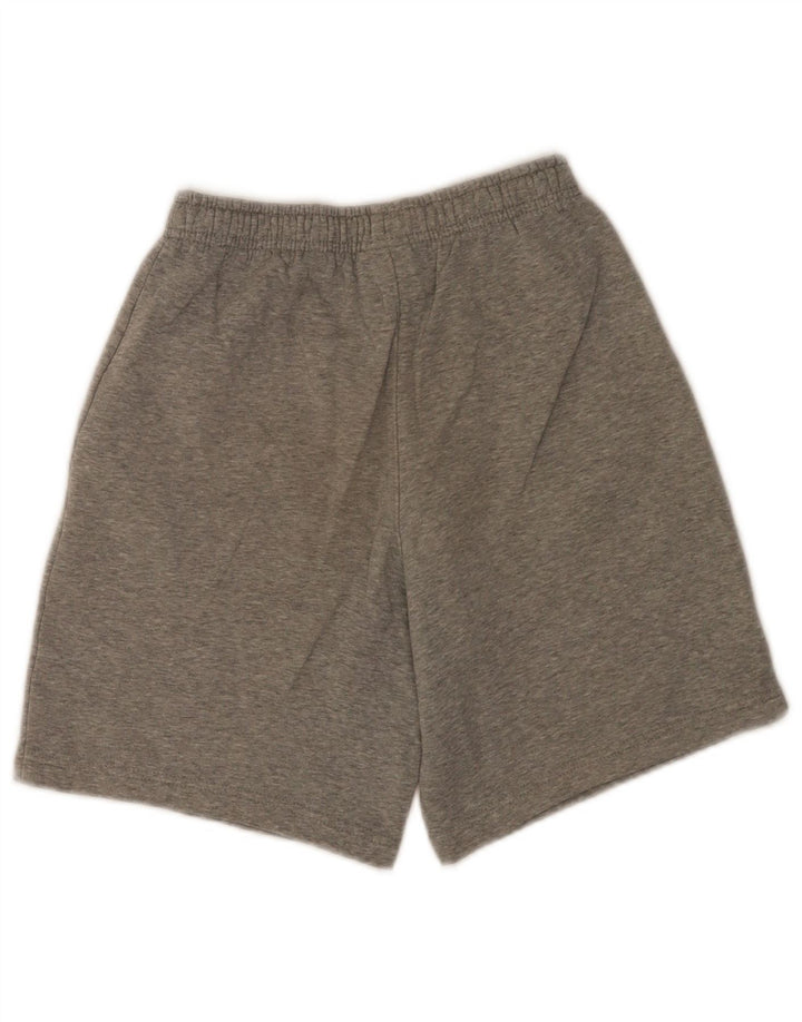 Shorts esportivos Nike Boys 12-13 anos grandes de algodão cinza