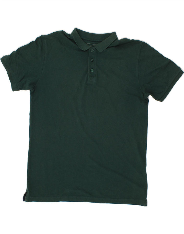 DACK'S Mens Polo Shirt XL Green Cotton Vintage Dack's and Second-Hand Dack's from Messina Hembry 