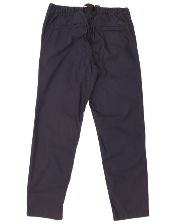 Calças Chino masculinas Timberland Slim W33 L30 algodão azul marinho