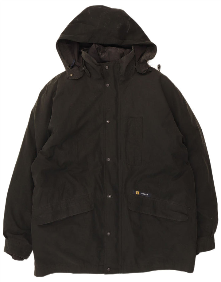 Jaqueta acolchoada com capuz masculina Ciesse Piumini IT 50 poliéster preto grande