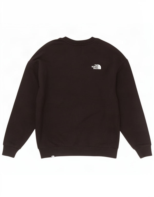Suéter gráfico feminino The North Face UK 14 algodão preto médio