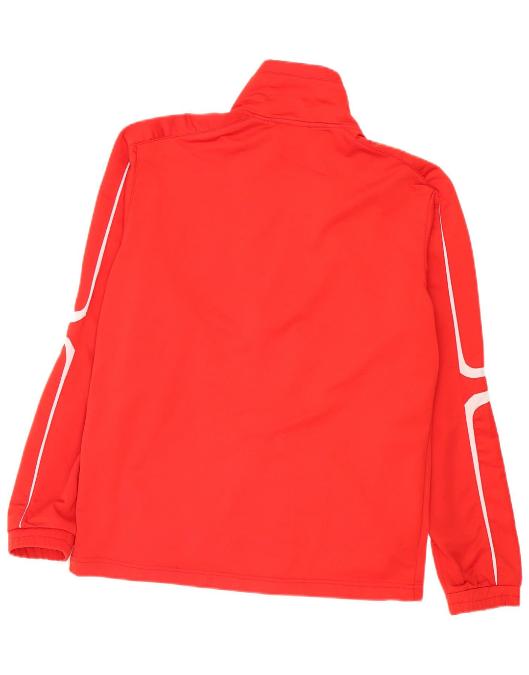 Umbro Mens Tracksuit Top Jacket Medium Red Colourblock Poliéster Esportes