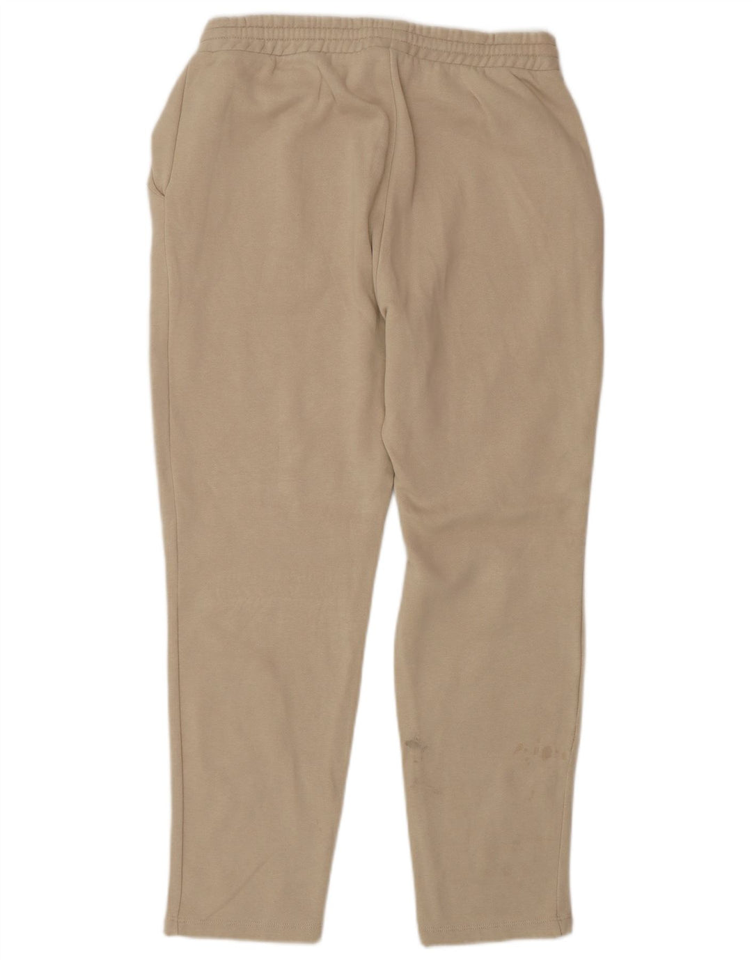 Calça de treino feminina Zara UK 8 pequeno algodão bege