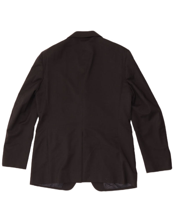 Jaqueta Blazer Masculina Ferre com 3 Botões IT 52 XL Lã Preta