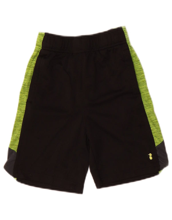 Russell Athletic Boys Sport Shorts 4-5 anos XS preto colorblock poliéster
