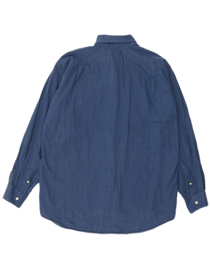 Camisa masculina Lacoste tamanho 40 médio azul marinho