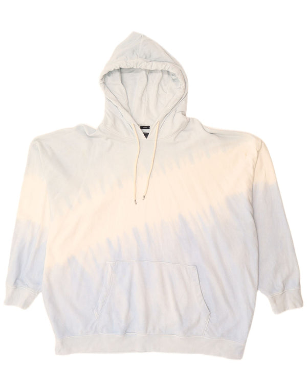 Gap Mens Oversized Hoodie Jumper XL Blue Tie Dye Cotton