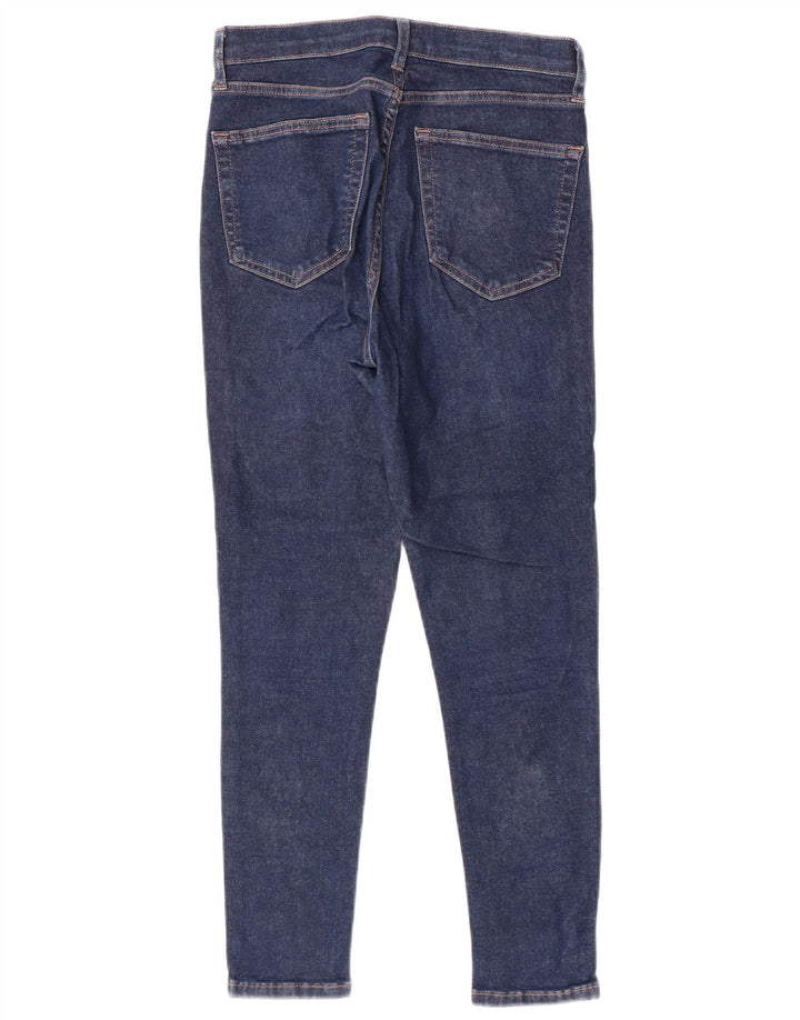 Topshop feminino Jamie Skinny Jeans W28 L25 azul marinho poliéster