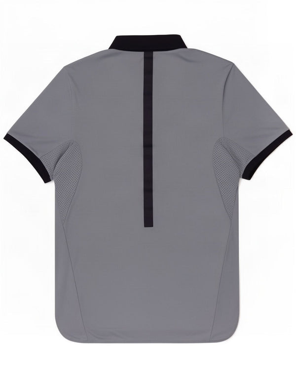 Nike Boys Polo Shirt 12-13 Years Large Blue Striped