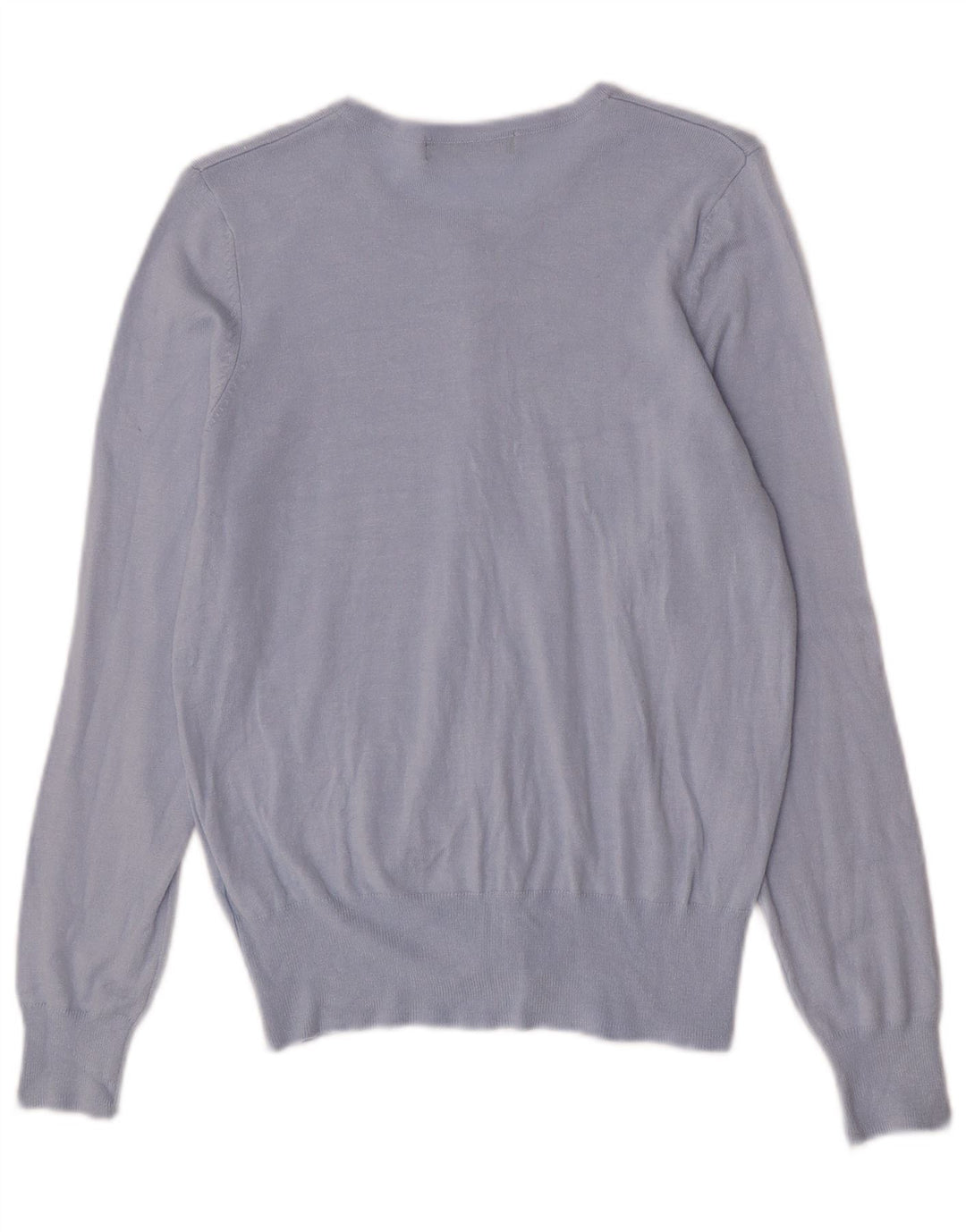Suéter cardigã feminino Marks & Spencer UK 14 viscose azul médio