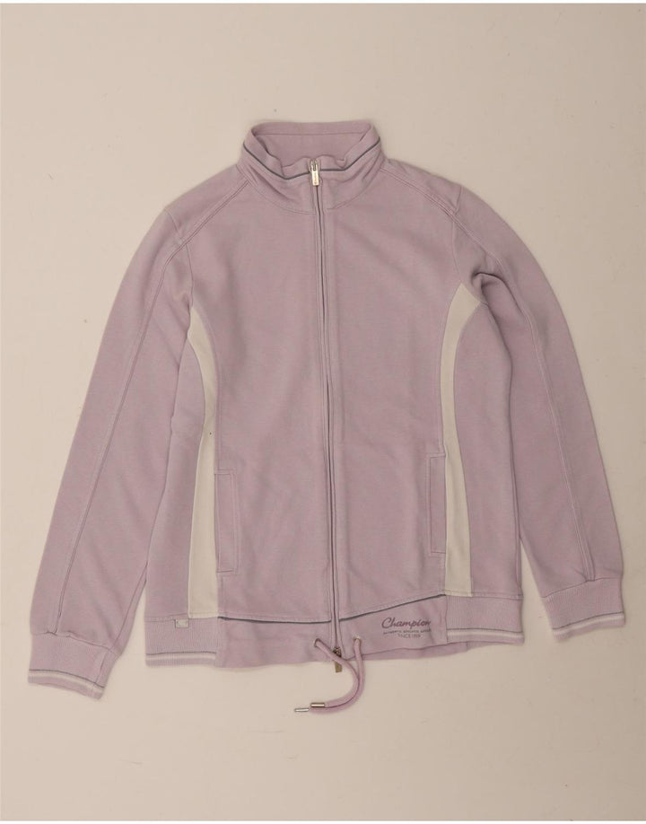 Jaqueta feminina Champion Easy Fit Tracksuit UK 14 Médio Roxo