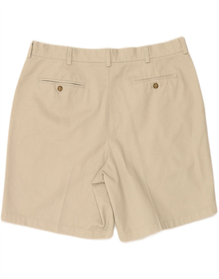 L.L.BEAN Mens Natural Fit Chino Shorts W38 XL Beige Cotton Vintage L.L.Bean and Second-Hand L.L.Bean from Messina Hembry 