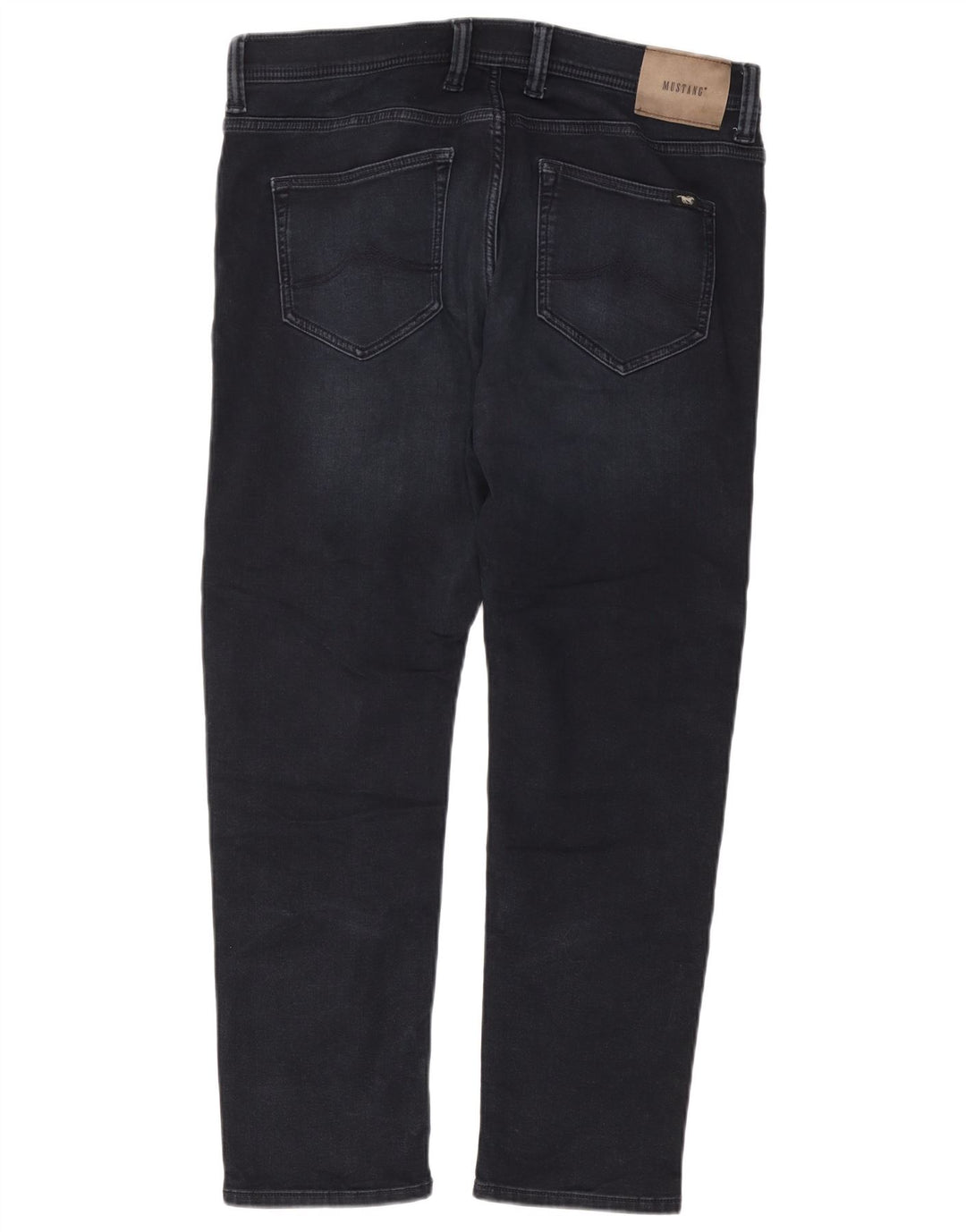 MUSTANG Masculino Oregon Slim Jeans W35 L30 Azul Marinho Algodão