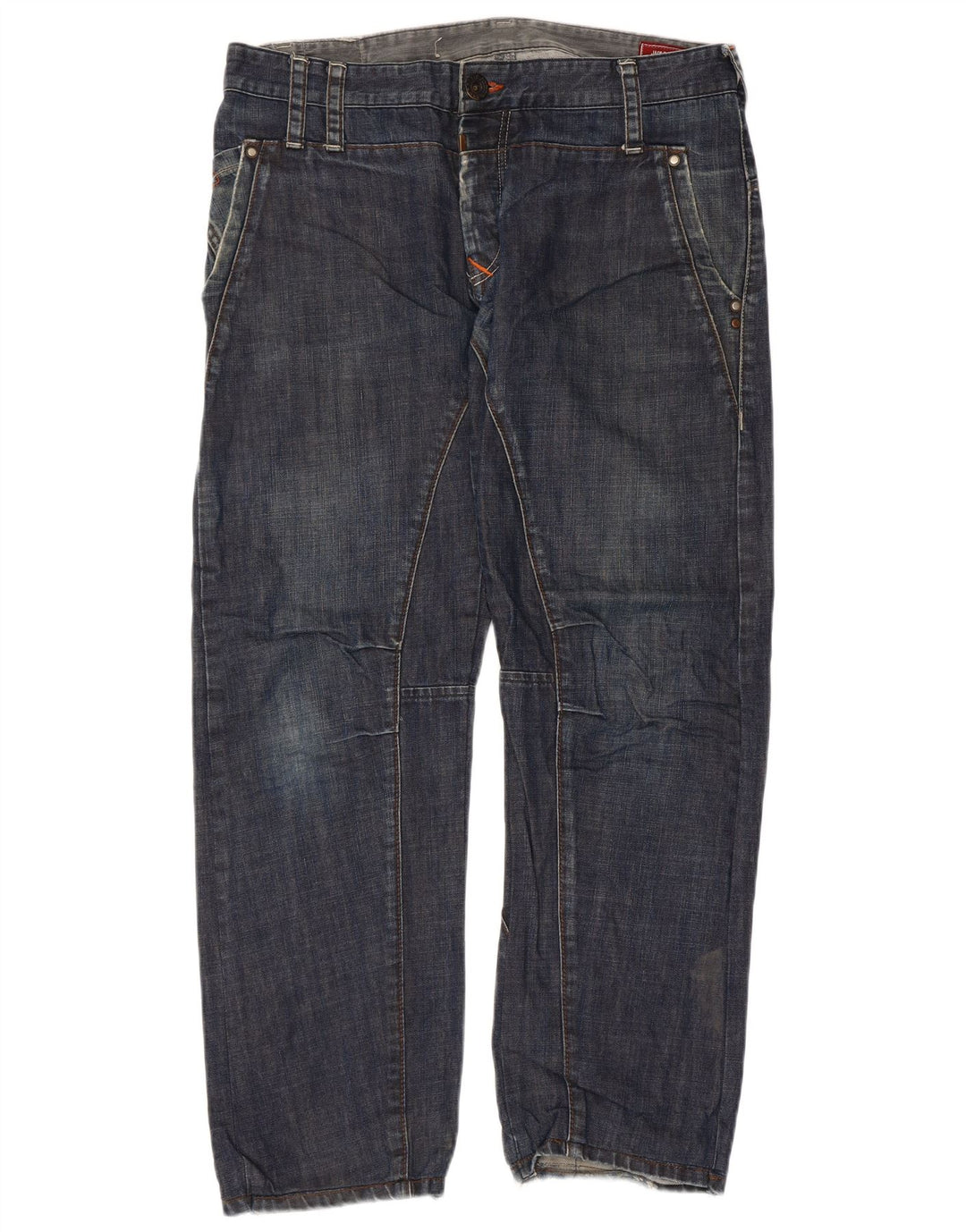 Jeans retos masculinos JACK & JONES W36 L29 algodão azul