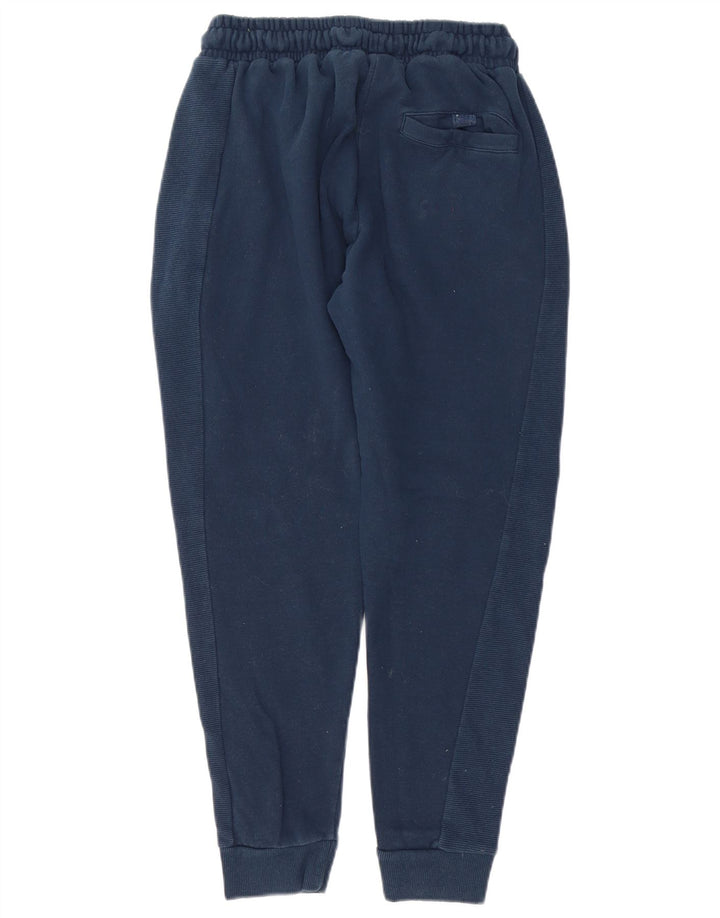 Ellesse Calça de treino masculina Joggers médio azul marinho algodão