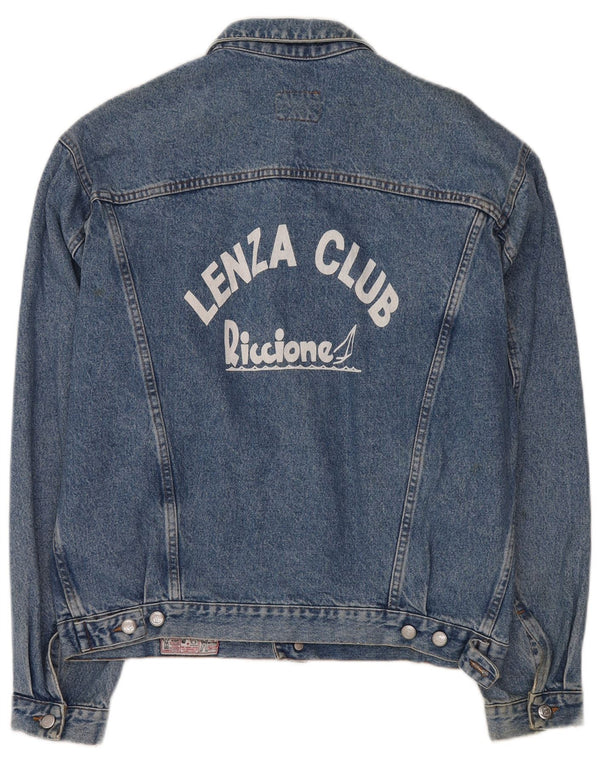 Jaqueta jeans masculina Rifle UK 44 2XL azul retrô