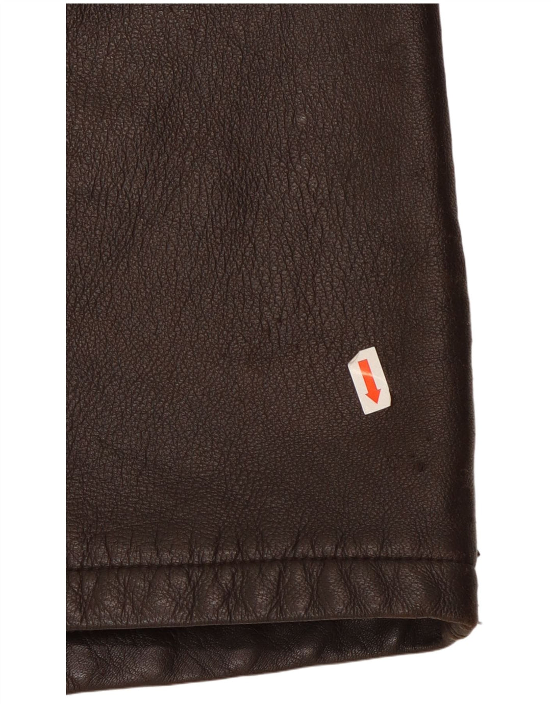 Belfe & Belfe Jaqueta de couro masculina Reino Unido 38 Couro marrom médio