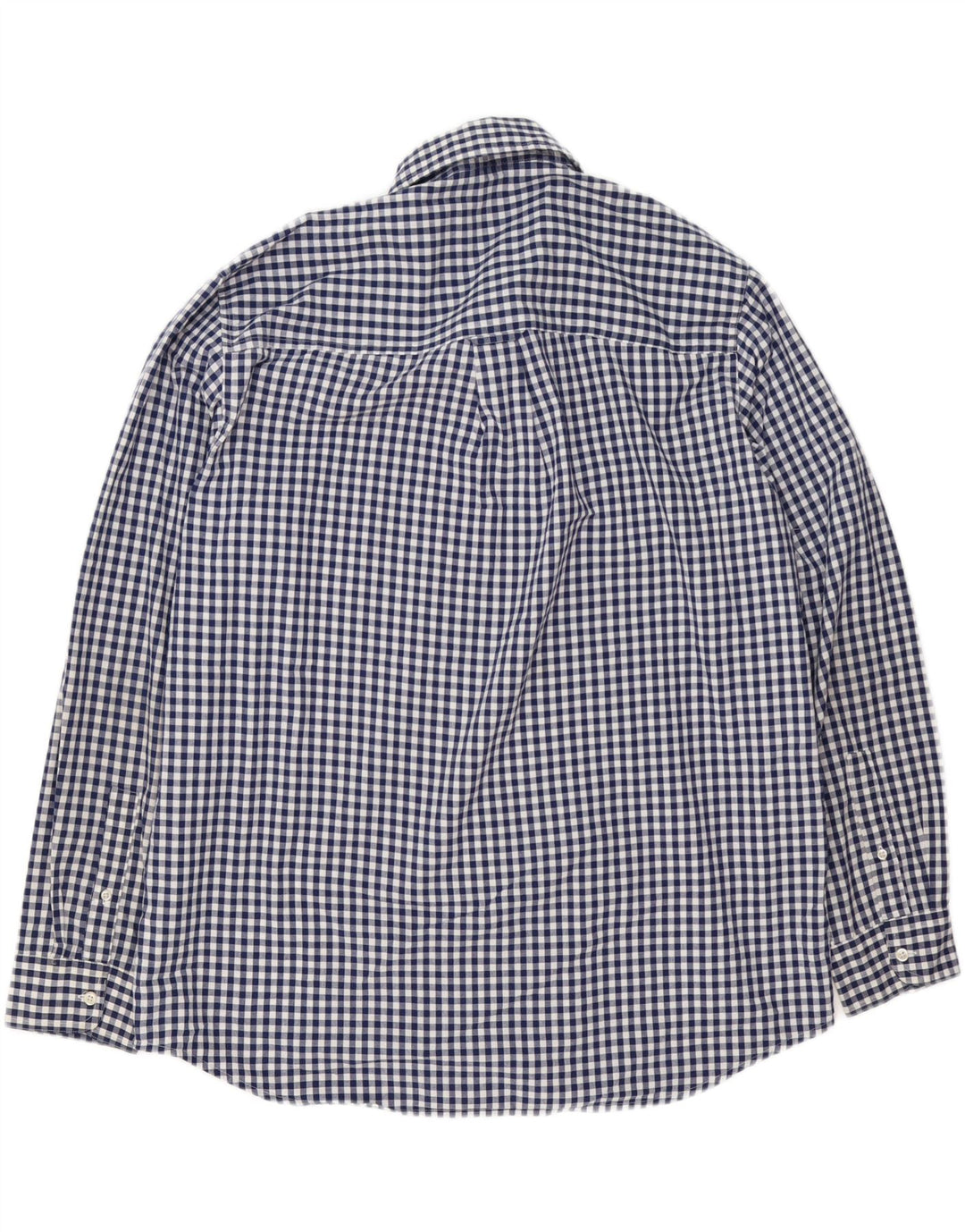 Camisa masculina Chaps Easy Care XL azul marinho algodão guingão