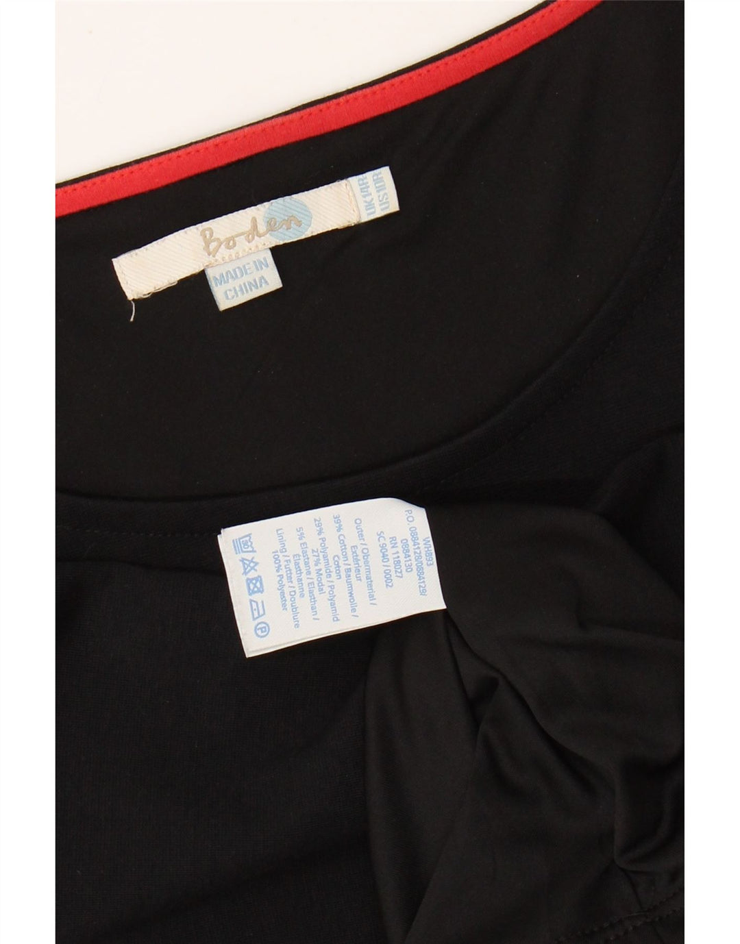 Vestido feminino boden evasê uk 14 grande algodão colorblock multicolorido