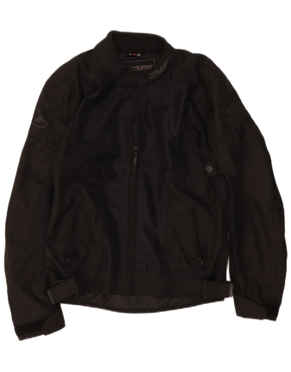 Jaqueta masculina Course Graphic Racer UK 38 poliéster preto médio