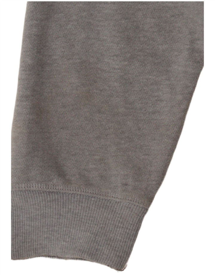 Reebok Mens Hoodie Jumper Large Grey Cotton