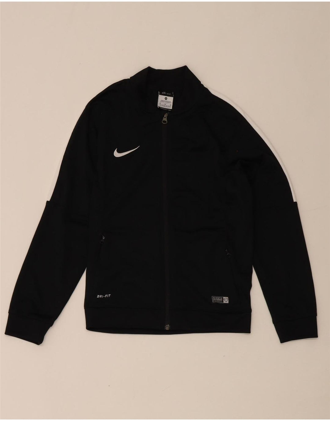 Jaqueta Nike Boys Dri Fit Tracksuit Top 10-11 Anos Médio Preto Colourblock