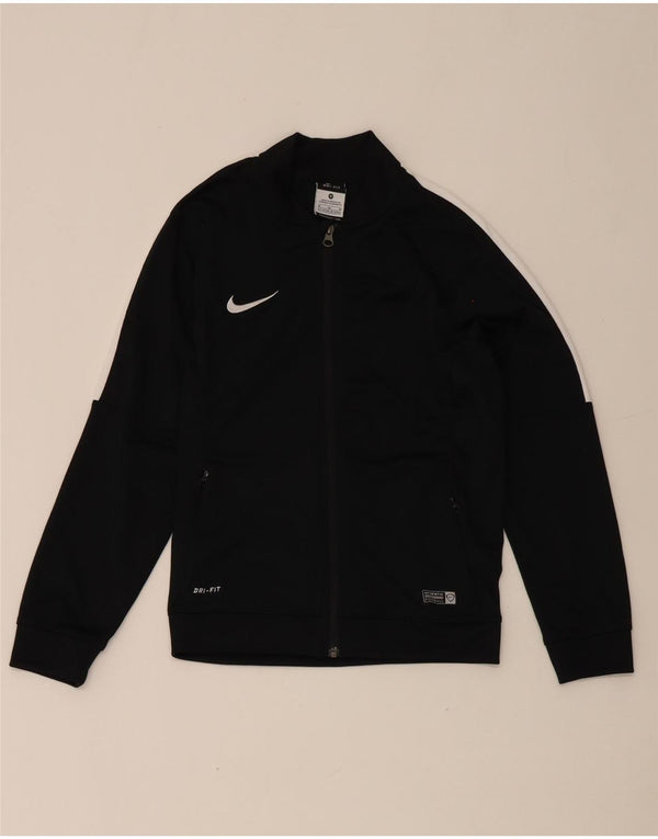Jaqueta Nike Boys Dri Fit Tracksuit Top 10-11 Anos Médio Preto Colourblock