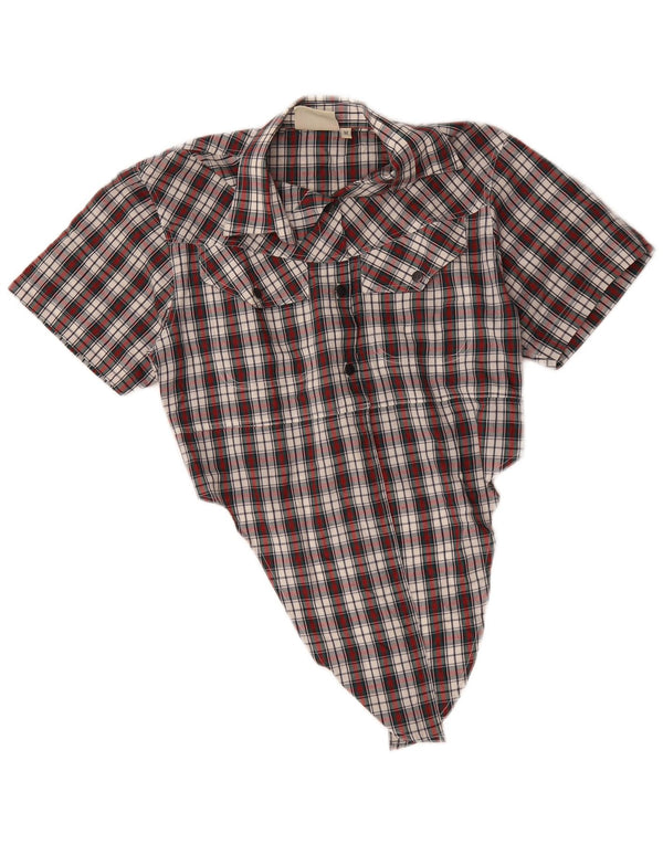 Blusa feminina de manga curta Matt Delehga Reino Unido 12 média multicolorida