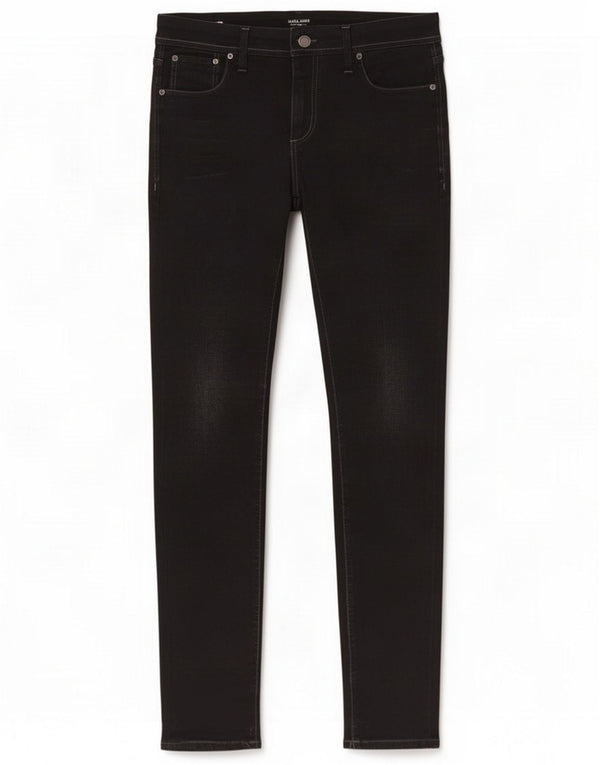 Jack & Jones Mens Tim Slim Jeans W31 L34 Algodão Preto