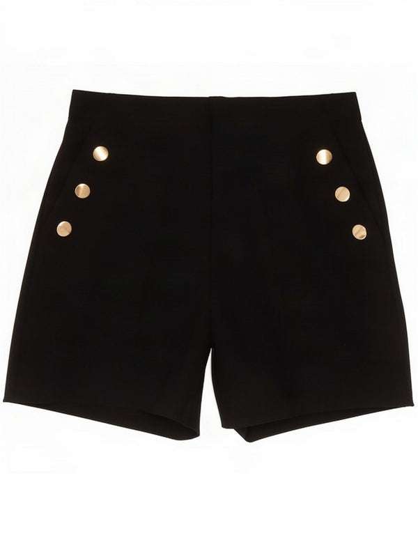 Zara Calça feminina cintura alta grande W30 preta