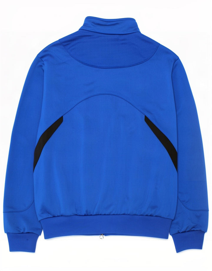 Jaqueta Adidas Meninos Treino Top 7-8 Anos Azul Colorblock Poliéster