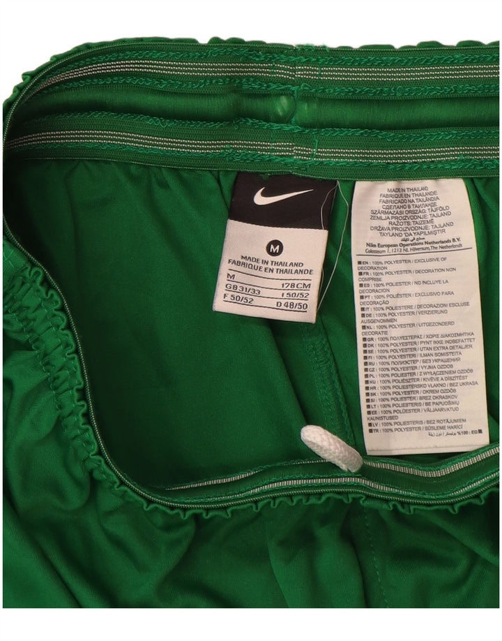 Shorts esportivos gráficos masculinos Nike poliéster verde médio