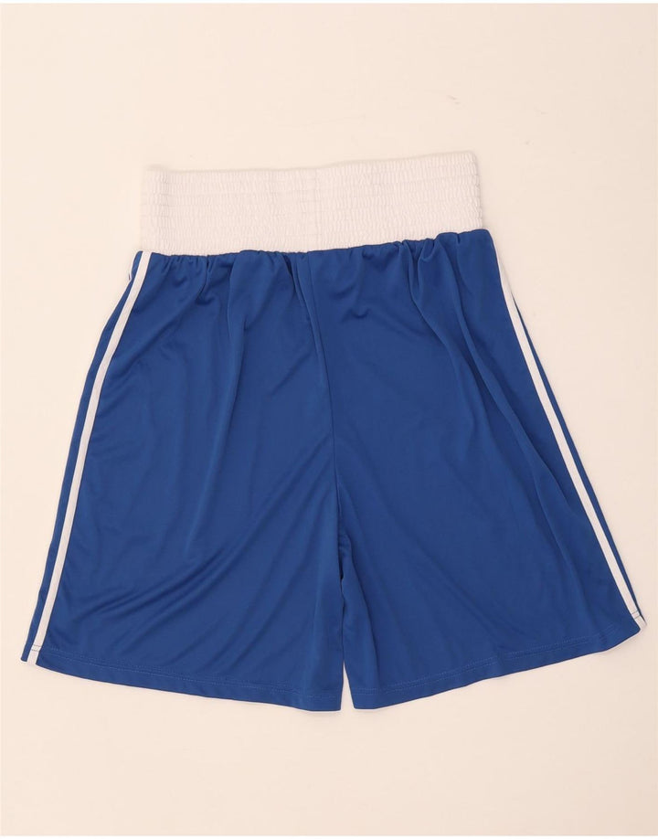 Adidas Mens Boxing Sport Shorts Grande Azul Colorblock Poliéster