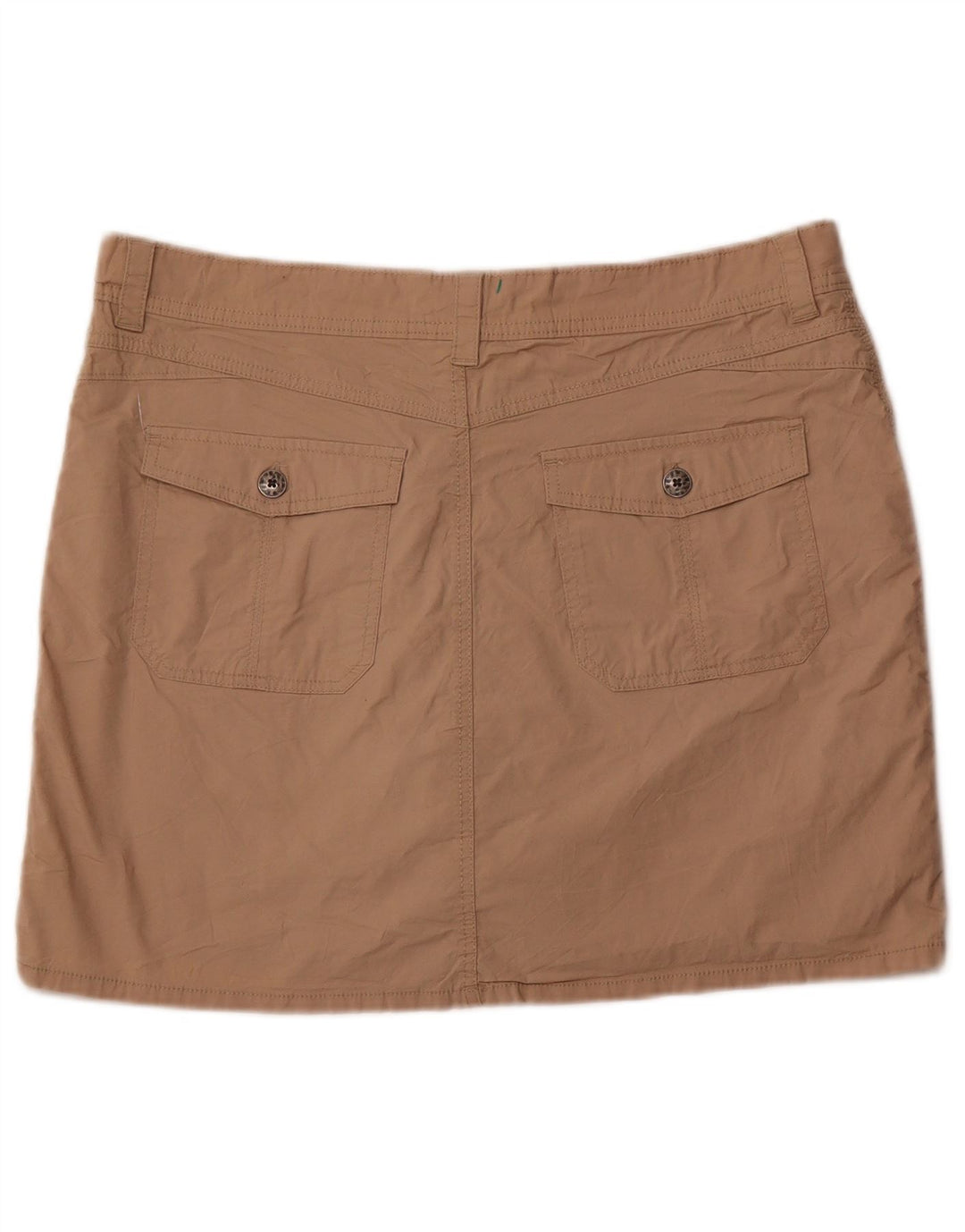 Mini skort feminino LEE US 16 2XL algodão marrom