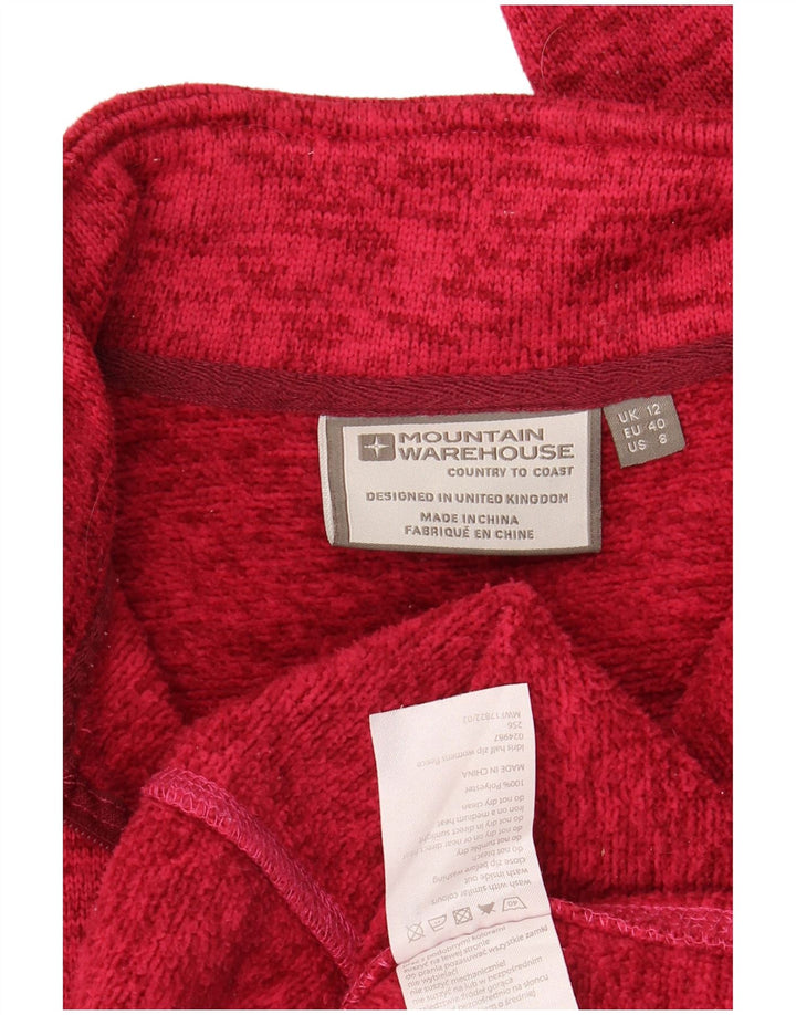 Moletom feminino Mountain Warehouse Jumper UK 12 médio rosa manchado