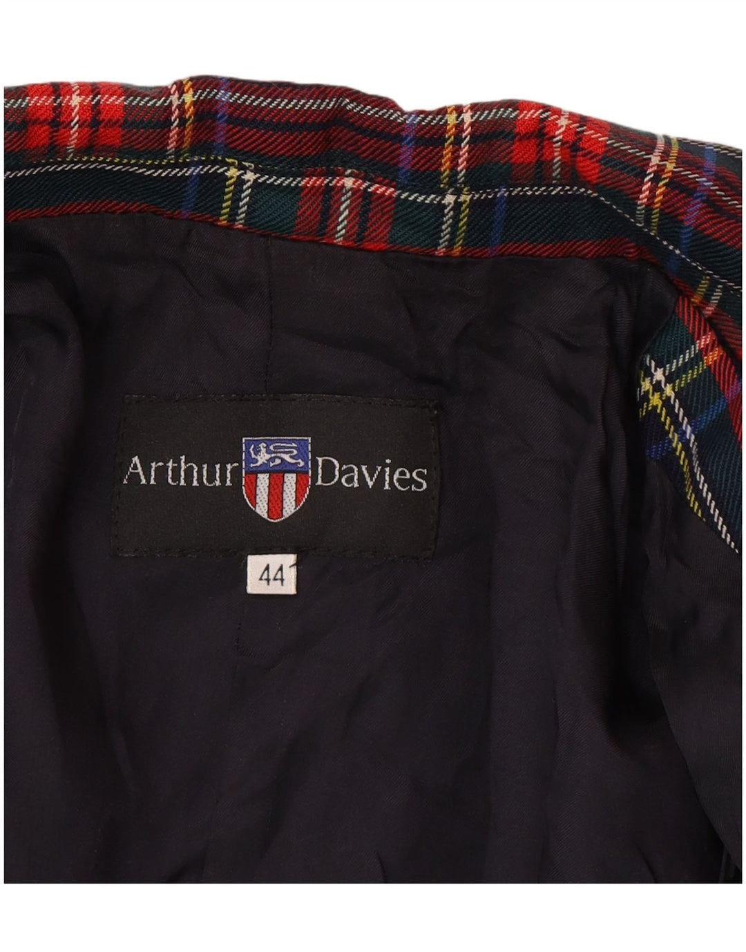 Jaqueta blazer feminina vintage com 3 botões IT 44 médio xadrez azul marinho clássico
