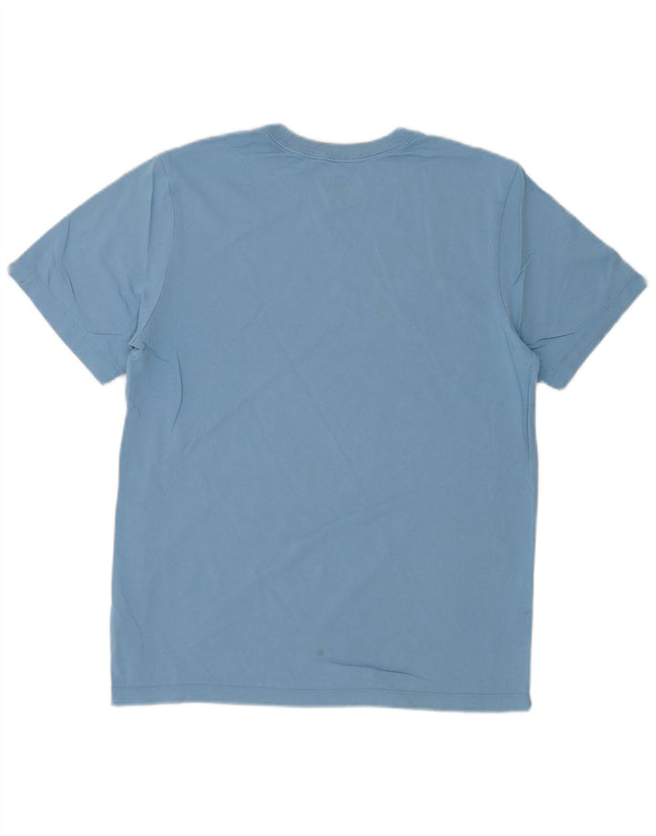 Camiseta Nike masculina gráfica Top médio algodão azul