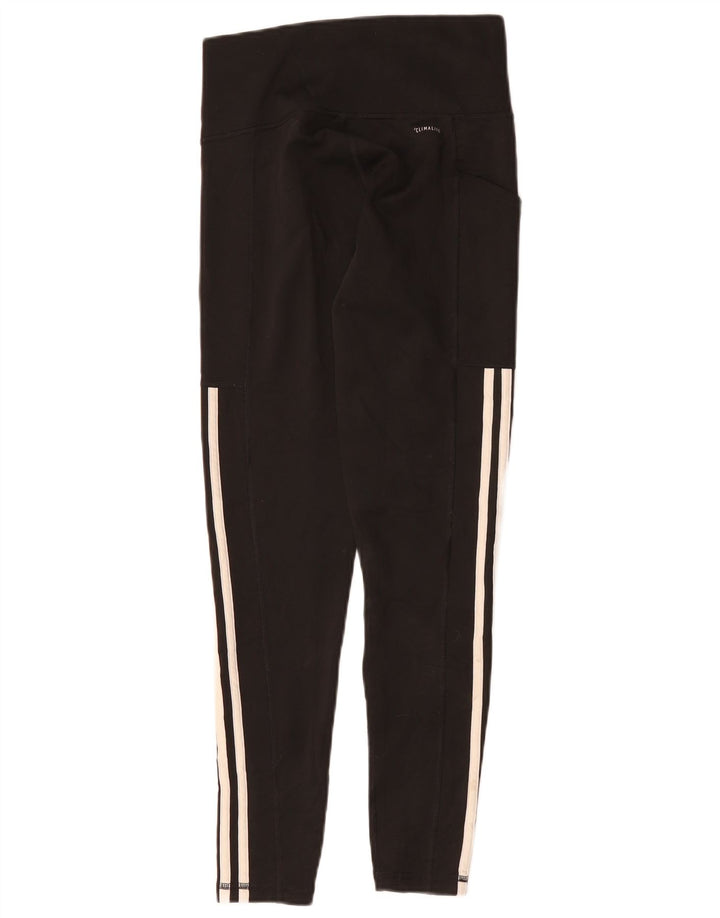 Leggings Adidas Climalite Femininas UK 8/10 Pequenas Pretas