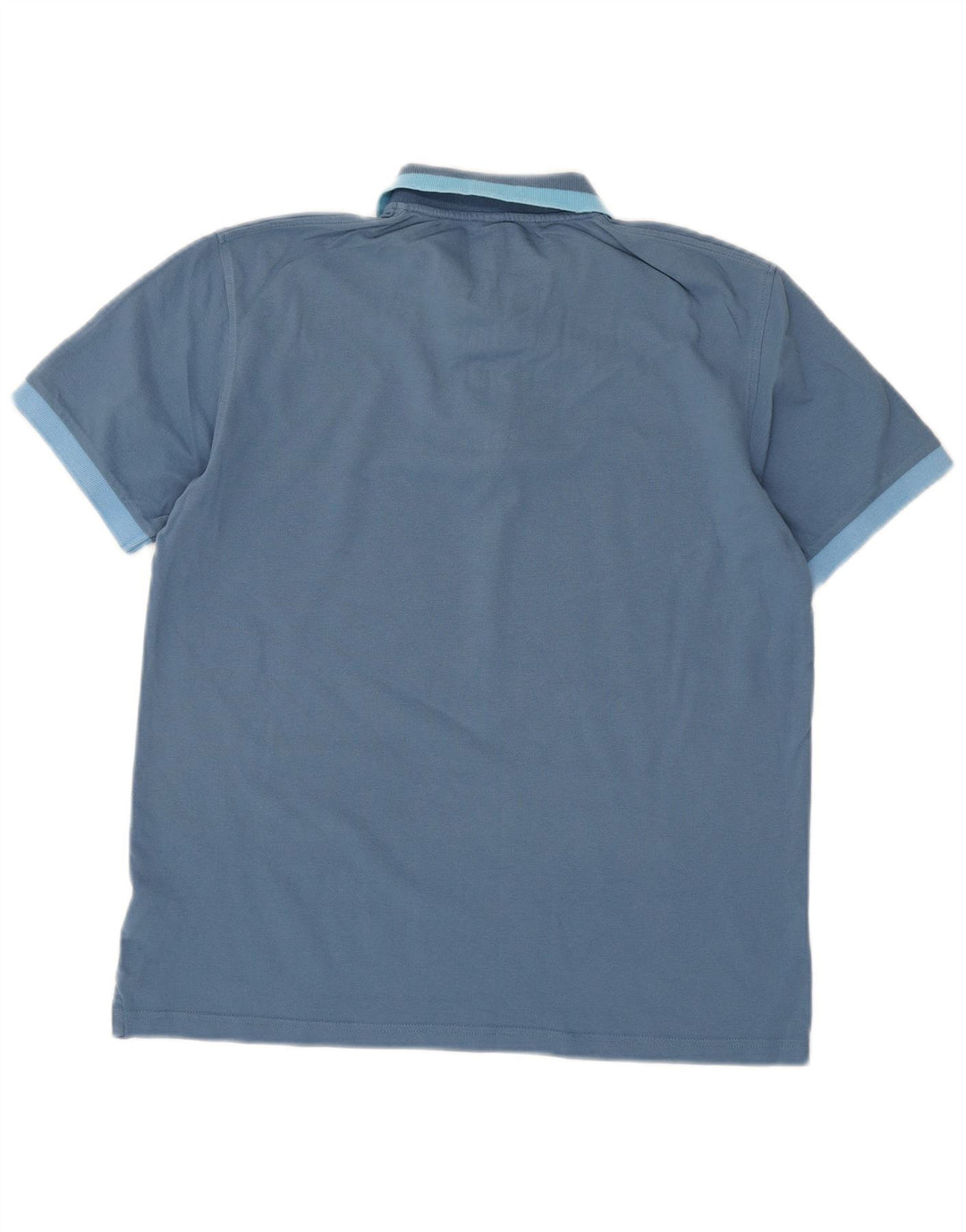 Camisa pólo masculina Sun68 grande algodão azul