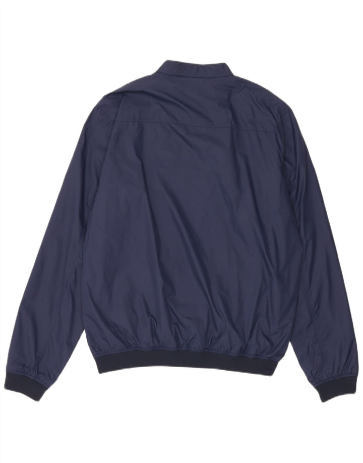 Jaqueta bomber masculina Replay Graphic UK 40 grande azul marinho poliamida