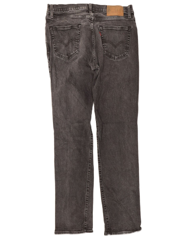 Calça Jeans Levis 511 Slim Masculina W34 L32 Cinza Algodão