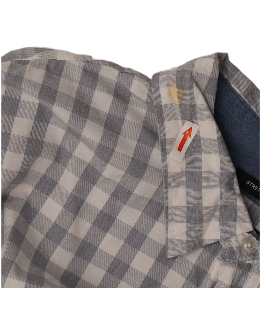 Camisa masculina Lee Regular Fit 2XL algodão xadrez cinza