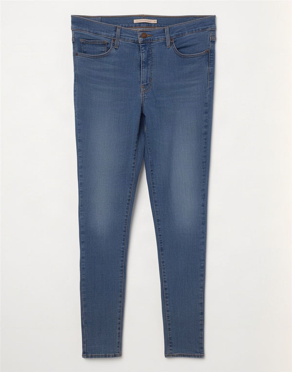 Calça jeans feminina Levi's 310 Shaping Super Skinny W32 L32 azul algodão