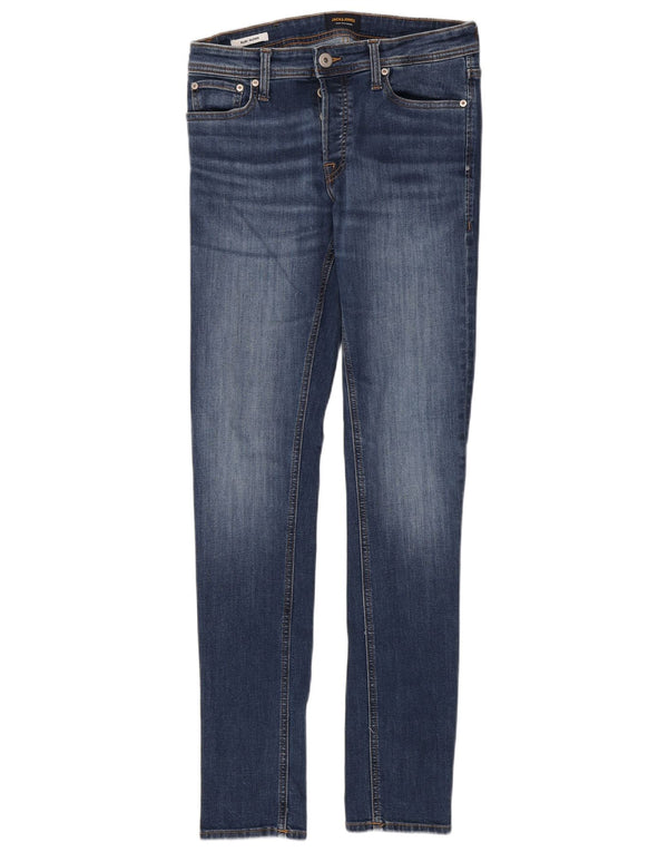 Jack & Jones Masculino GLENN Slim Jeans W31 L34 Azul Algodão